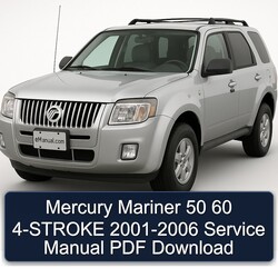 2001-2006 Mercury Mariner 50 60 4-stroke Service Repair Workshop Manual PDF