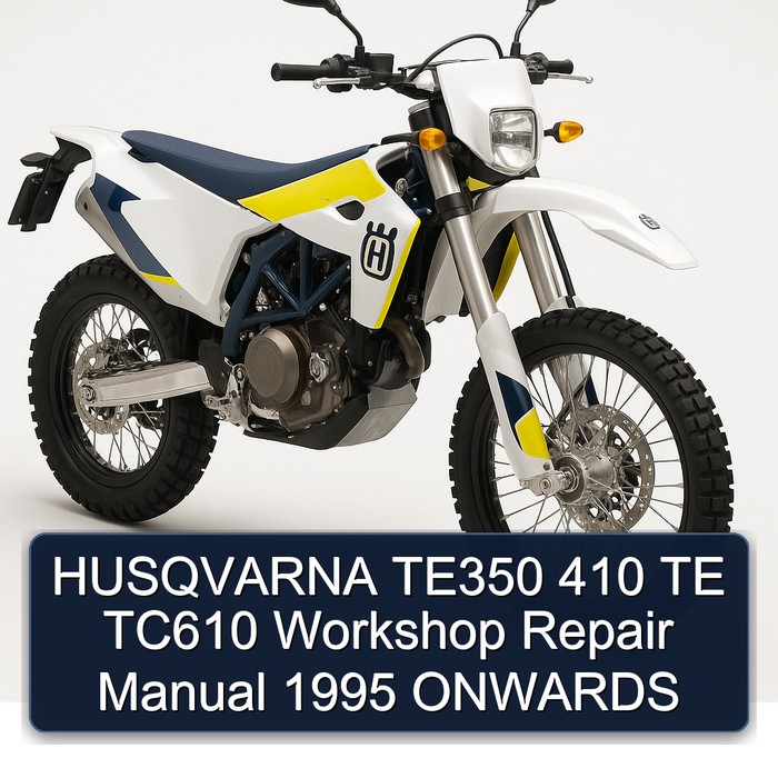 1995 Husqvarna TE Models TE350 410 TC610 Onwards Service Repair Workshop Manual PDF