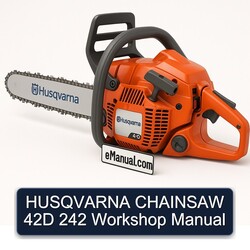 Husqvarna Chainsaw 42D 242 Service Repair Workshop Manual PDF