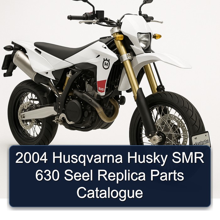 2004 Husqvarna SMR Models Husky 630 Seel Replica Parts Catalog PDF