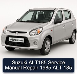 1985 Suzuki ALT Models ALT185 185 Service Repair Workshop Manual PDF