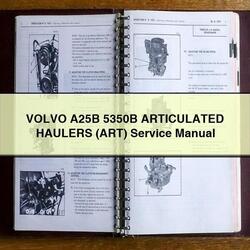 Volvo A25B 5350B Articulated Haulers (ART) Service Repair Workshop Manual PDF