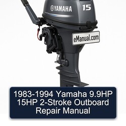 1983-1994 Yamaha 9.9hp 15HP 2-stroke Outboard Service Repair Workshop Manual PDF