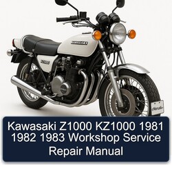 1981-1983 Kawasaki KZ Series Z1000 KZ1000 Service Repair Workshop Manual PDF