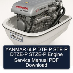 Yanmar 6LP DTE-P STE-P DTZE-P STZE-P Engine Service Repair Workshop Manual PDF