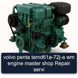 Volvo Penta Tamd61a-72j- Wm Engine Master Shop Servi Service Repair Workshop Manual PDF