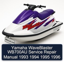 1993-1996 Yamaha Waveblaster WB700AU Service Repair Workshop Manual PDF