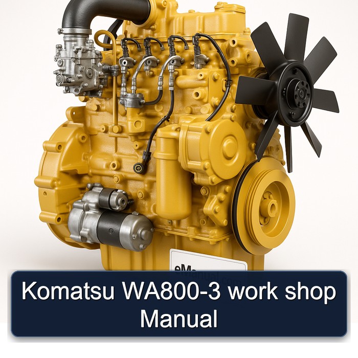 Komatsu Series Manuals WA800-3 Work Shop Service Repair Workshop Manual PDF