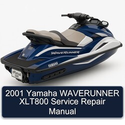 2001 Yamaha WAVERUNNER XLT800 Service Repair Manual 