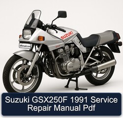 1991 Suzuki GSX Series GSX250F Service Repair Workshop Manual PDF