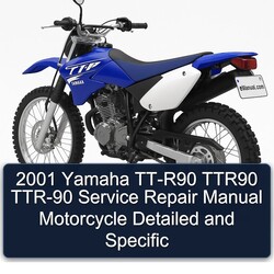 2001 Yamaha TTR Models TT-R90 TTR90 TTR-90 Motorcycle Specific Service Repair Workshop Manual PDF