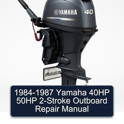 1984-1987 Yamaha 40HP 50HP 2-stroke Outboard Service Repair Workshop Manual PDF