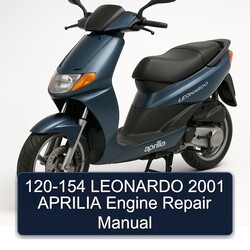 2001 Aprilia Leonardo 120-154 Engine Service Repair Workshop Manual PDF