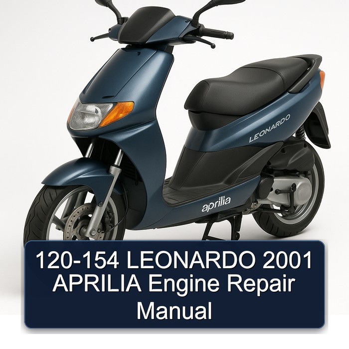 2001 Aprilia Leonardo 120-154 Engine Service Repair Workshop Manual PDF