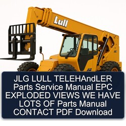 JLG Lull Telehandler Parts EPC Exploded Views WE Have Lots Contact Catalog PDF