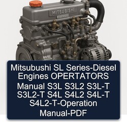 Mitsubishi SL Series Mitsubushi -diesel Engines Opertators S3L S3l2 S3L-T S3L2-T S4L S4l2 S4L-T S4l2-t-operation Service Repair Workshop Manual PDF