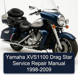1998-2009 Yamaha Royal Star Venture XVS1100 Drag Service Repair Workshop Manual PDF