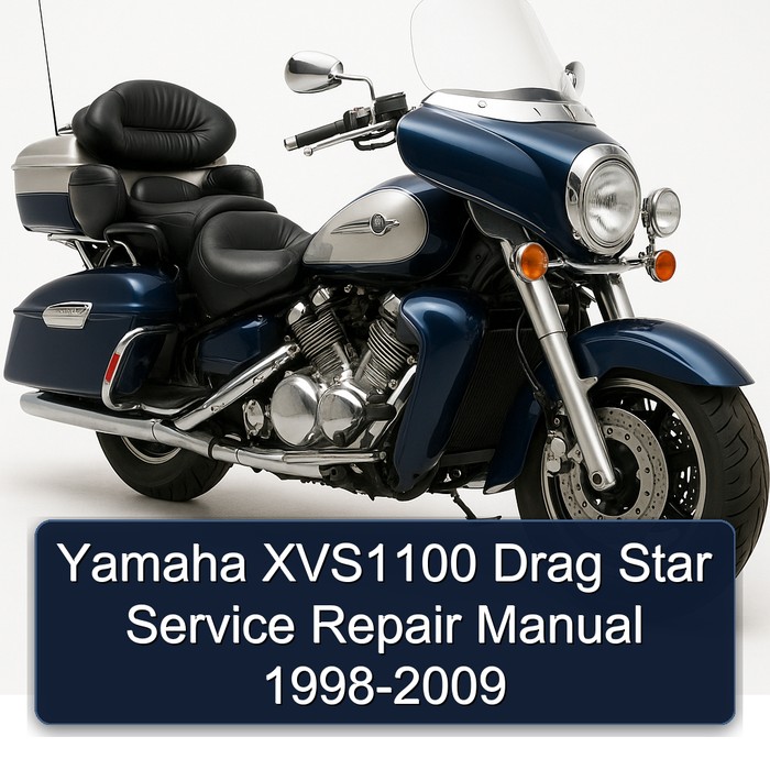 1998-2009 Yamaha Royal Star Venture XVS1100 Drag Service Repair Workshop Manual PDF