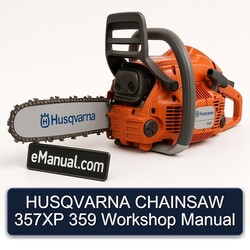Husqvarna Chainsaw 357XP 359 Service Repair Workshop Manual PDF