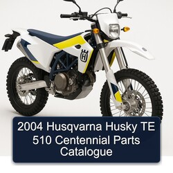 2004 Husqvarna TE Models Husky 510 Centennial Parts Catalog PDF