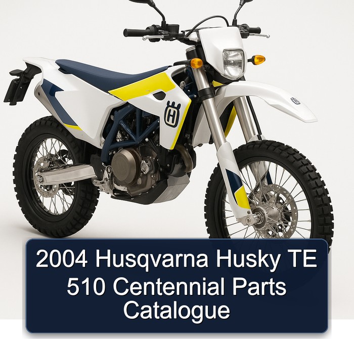 2004 Husqvarna TE Models Husky 510 Centennial Parts Catalog PDF