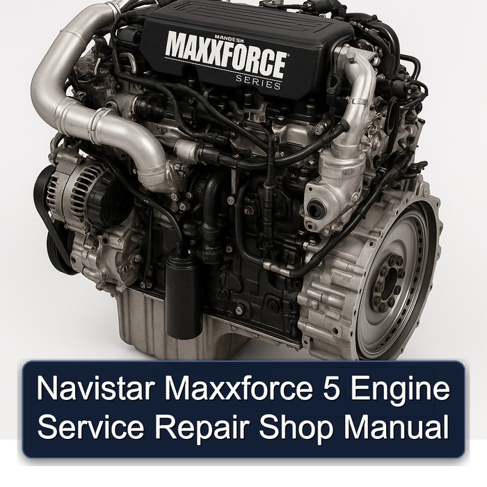 Navistar Maxxforce 5 Engine Shop Service Repair Workshop Manual PDF