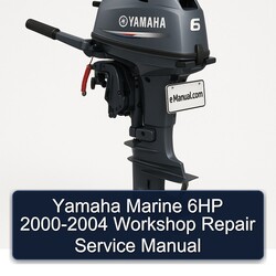 2000-2004 Yamaha Marine 6HP Service Repair Workshop Manual PDF