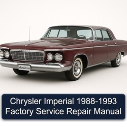 1988-1993 Chrysler Imperial Service Repair Workshop Manual PDF