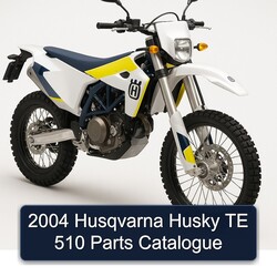 2004 Husqvarna TE Models Husky 510 Parts Catalog PDF