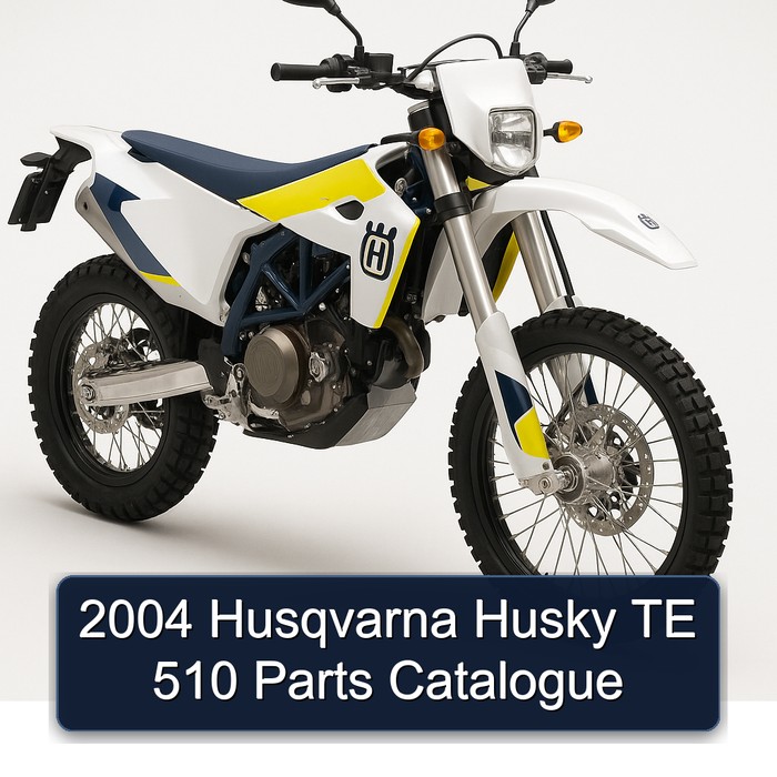 2004 Husqvarna TE Models Husky 510 Parts Catalog PDF