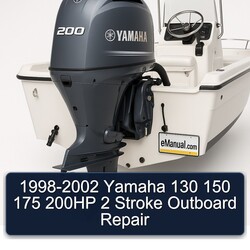 1998-2002 Yamaha 130 150 175 200HP 2 Stroke Outboard Service Repair Workshop Manual PDF
