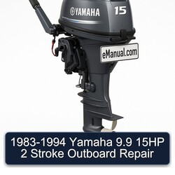 1983-1994 Yamaha 9.9 15HP 2 Stroke Outboard Service Repair Workshop Manual PDF