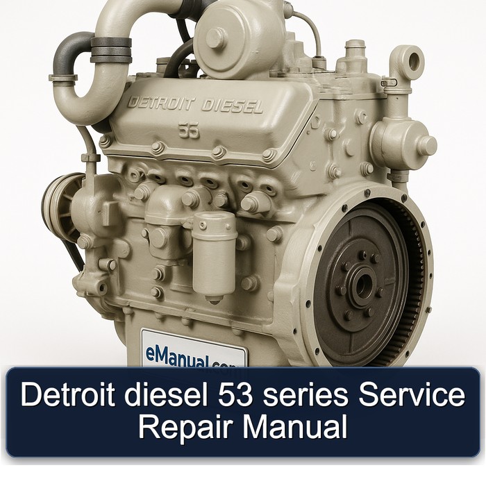 Detroit Diesel 53 Series Service Repair Workshop Manual PDF