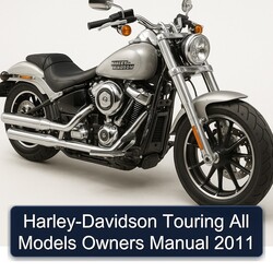 2011 Harley Davidson Touring Harley-davidson All Models Owners Owner's Manual PDF