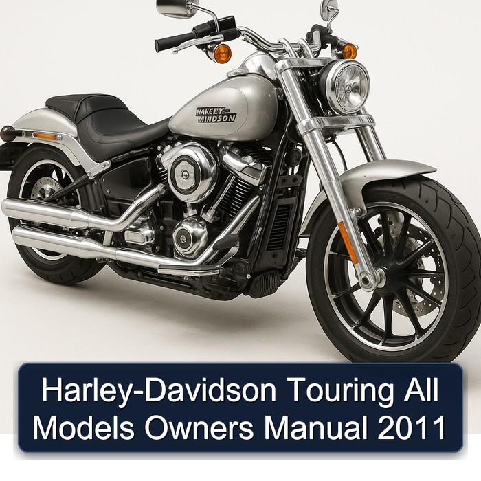 2011 Harley Davidson Touring Harley-davidson All Models Owners Owner's Manual PDF