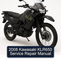 2008 Kawasaki KLR650 Service Repair Manual 