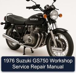 1976 Suzuki GS Series GS750 Service Repair Workshop Manual PDF