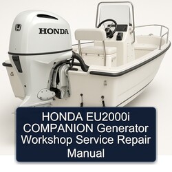 Honda EU2000I Companion Generator Service Repair Workshop Manual PDF