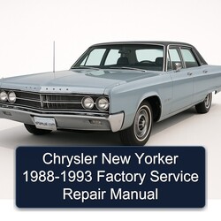 1988-1993 Chrysler New Yorker Service Repair Workshop Manual PDF