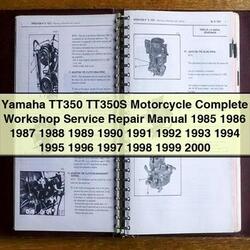 1985-2000 Yamaha TT Models TT350 TT350S Motorcycle Service Repair Workshop Manual PDF