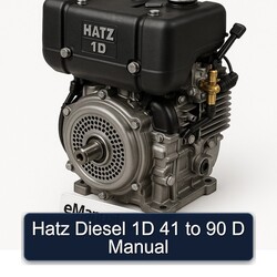 Hatz 1D Series Diesel 41 90 D Service Repair Workshop Manual PDF
