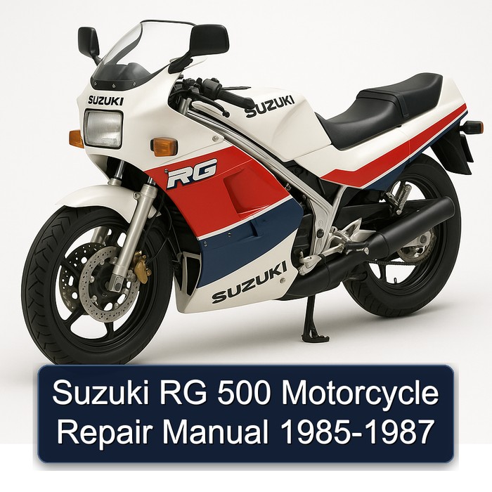 1985-1987 Suzuki RG Series 500 Motorcycle Service Repair Workshop Manual PDF