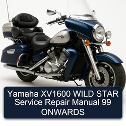 Yamaha XV Models XV1600 Wild Star 99 Onwards Service Repair Workshop Manual PDF