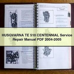 2004-2005 Husqvarna TE 510 Centennial Service Repair Workshop Manual PDF