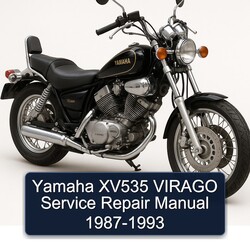 1987-1993 Yamaha Virago XV535 Service Repair Workshop Manual PDF