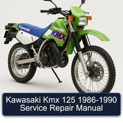 1986-1990 Kawasaki KMX Models 125 Service Repair Workshop Manual PDF