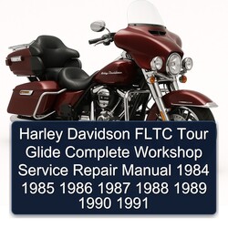 1984-1991 Harley Davidson Model 125 Fltc Tour Glide Service Repair Workshop Manual PDF