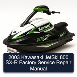 2003 Kawasaki Jetski 800 SX-R Service Repair Workshop Manual PDF