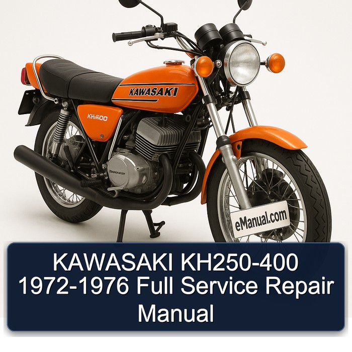 1972-1976 Kawasaki KH Series KH250-400 Service Repair Workshop Manual PDF