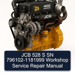 JCB 528 S SN 796102-1181999 Service Repair Workshop Manual PDF